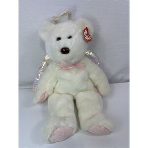 Ty Beanie Buddy Halo Angel Bear Year 1999 13"‎ Tall with tag